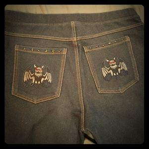 Bat High-Waisted Jeggings